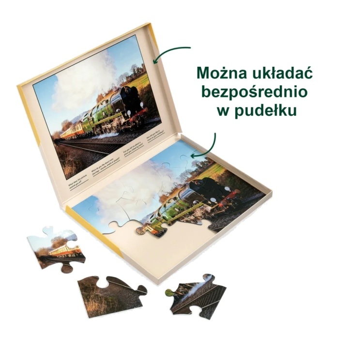 Trwałe puzzle dla osób z chorobą Alzheimera pociąg Orient Express